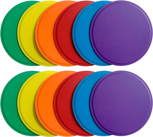 Spot Markers,9 Inch Anti-Slip Agility Spots Markers,10 Pcs