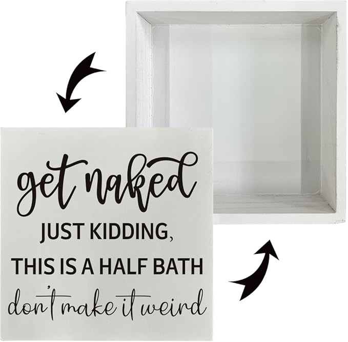 Bathroom Decor Sign - Half Bath