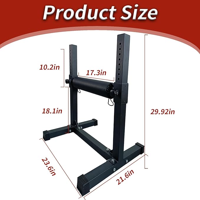 Bulgarian Split Squat Stand With 11-Level Single Leg