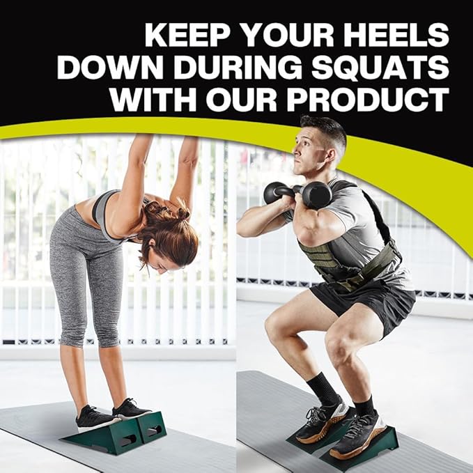 Steel Squat Wedge (2 PCS) - Heavy Duty 1,200 LBS