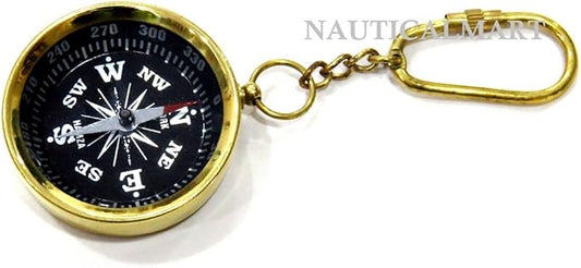 NauticalMart Pocket Compass Keychain Accessory for Camping