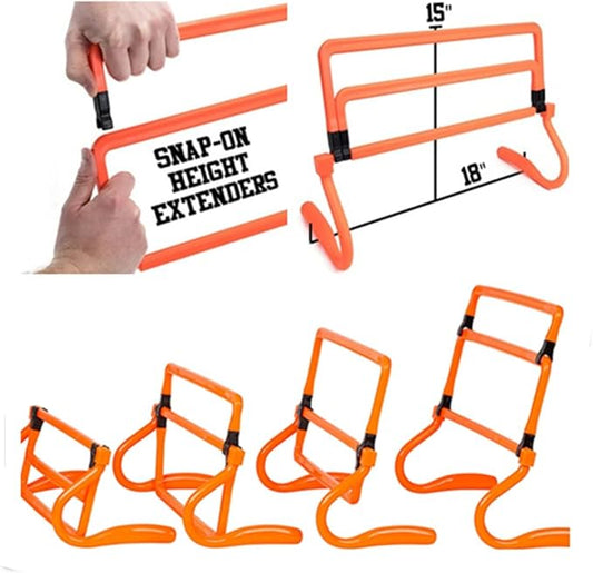 Adjustable Speed Training Hurdles Fitness & Speed Training