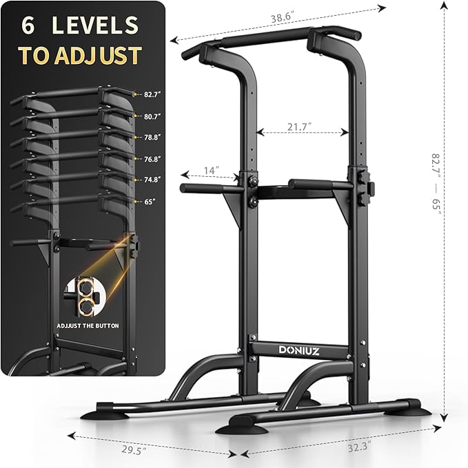 Power Tower Pull Up Bar and Dip Station