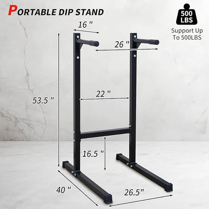 Adjustable Height Dip Bar Station
