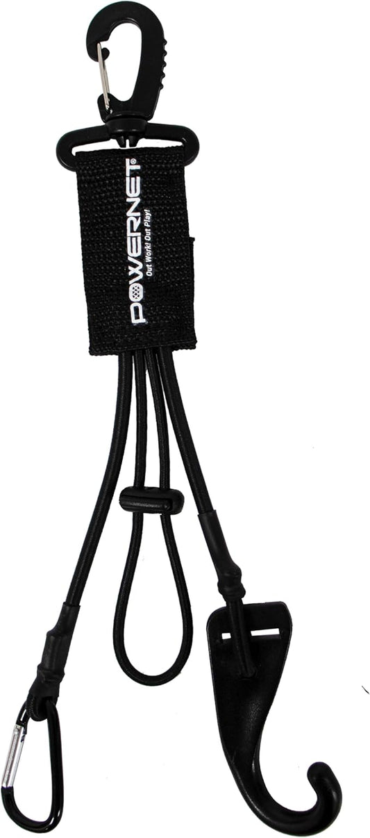 PowerNet Dugout Organizers, Softball & Baseball Bat Fence Rack, Multi-Clip Gear Hanger, Two Fence Hooks or Dugout Bundle, Baseball Coaching Accessories, Baseball Equipment Dugout Organizer with Hooks