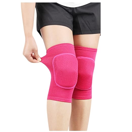 Men Women Protective Knee Pads, Anti-Slip Padded Sponge Knee Brace Knee Support for Football Volleyball Dance Skating Basketball Sports