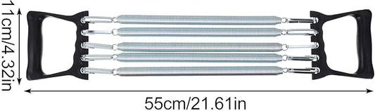 Kisangel 1pc Spring Chest Expander Arm Strength Exercise 5 Springs