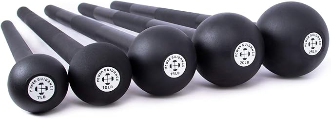 POWER GUIDANCE Steel Mace Macebell Cast Iron Training (7lb to 25lb)