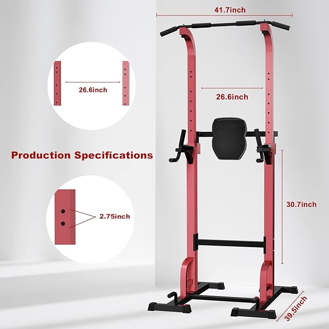 Holleyweb Multi-Function Power Tower Dip Station