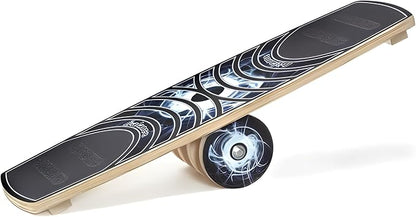 Carrom Balance Board – Balancing Board for Skateboard, Hockey, Snowboard & Surf Training – Balance Exercise Equipment (300-pound weight limit)