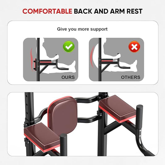Power Tower Pull Up Bar Station