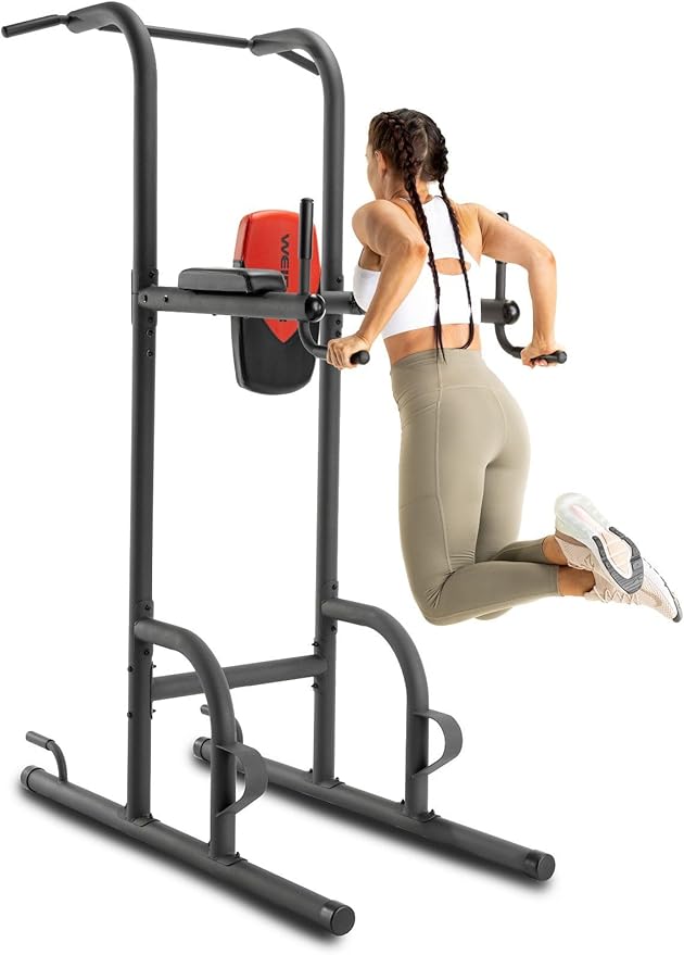 Weider Power Tower with 4 Workout Stations and 300 Lb.