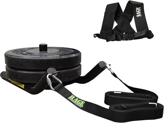 R2 Weight Training Pull Sled with Harness. 90 6.5 Feet