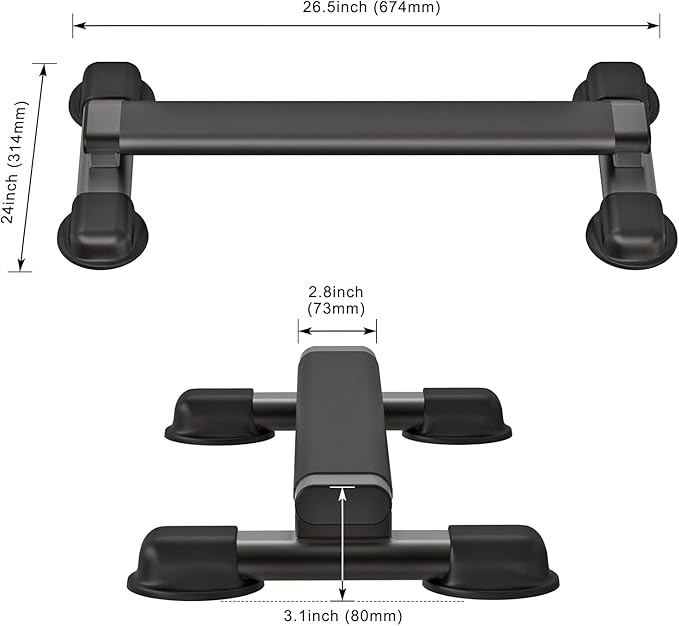 Kipika Versatile Calf Raise Bar - Heavy Duty 800lbs