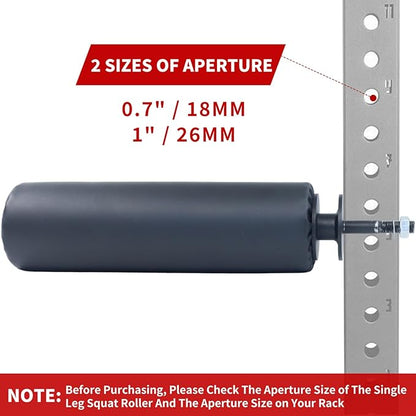 MARLANG Single Leg Squat Roller for Squat Rack