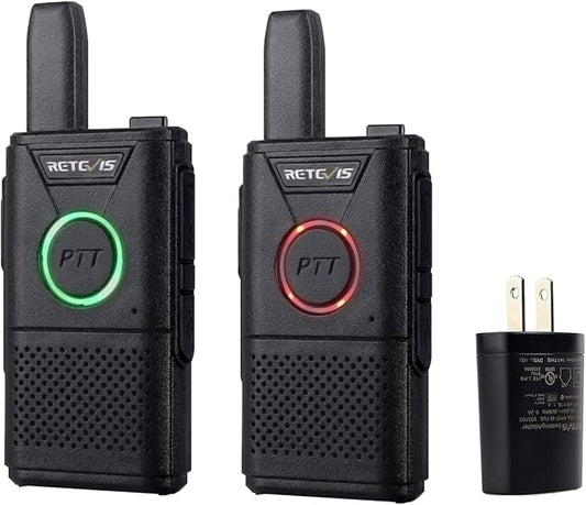 Retevis RT18 Rechargeable Walkie Talkies Elderly(2 Pack)