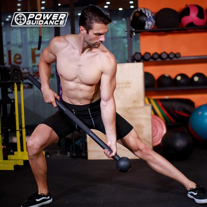 POWER GUIDANCE Steel Mace Macebell Cast Iron Training (7lb to 25lb)