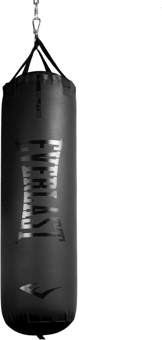 Everlast Elite 2 & Prime Punching Bag – Durable PVC Boxing Bag & Equipment for MMA, Kickboxing, Muay Thai, Home Gym Training
