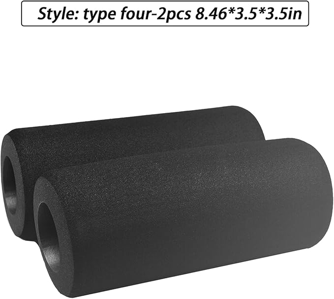 Foot Foam Pads Rollers Replacement(8.46 * 3.5 * 3.5in), Buffer Leg Tube Sponge for Marcy Smith Cage Machine, Padding Cover for Exercise Machine Home Gym Equipment Part Accesories.