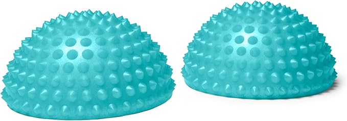OPTP LO ROX Aligned Life Domes (Pair) - Textured Balance Pods - Stability and Balance Training Equipment - Sensory and Self-Massage Tools - by Lauren Roxburgh