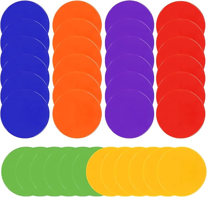 Spot Markers 9inch 30Pcs 36Pcs Rubber Agility Dots