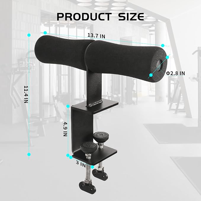 Nordic Curl Squat Rack Attachment: Leg Extension Attachment
