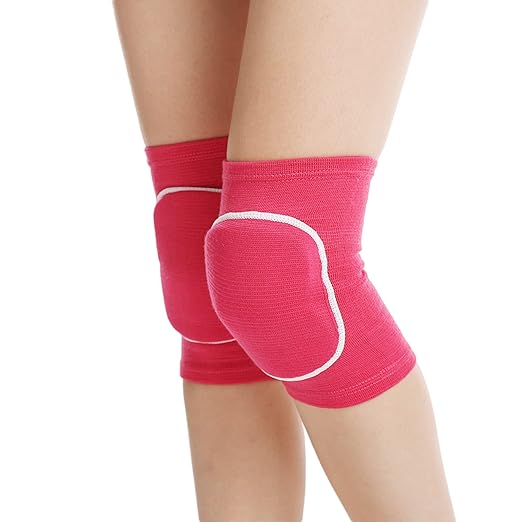 Men Women Protective Knee Pads, Anti-Slip Padded Sponge Knee Brace Knee Support for Football Volleyball Dance Skating Basketball Sports