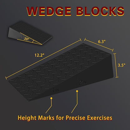 Squat Wedge Block Slant Board: for Squats Heel