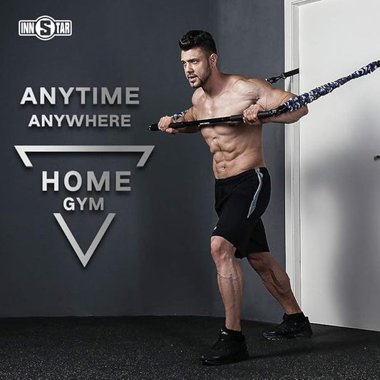 INNSTAR Home Workout Set with Bench Press Device