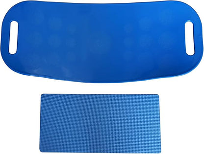 Balance Simply Board with Workout Mat - Yoga Fitness Balance Board for Core Training