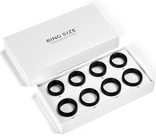 Smart Ring Health Tracker for Men/Women,Fitness Ring Sleep Tracker,Fast Charging for Long-Lasting Use,for Pedometer Exercise,Monitor Sleep, Heart Rate, Stress,Waterproof (Sizing Kit, Sizing Kit)