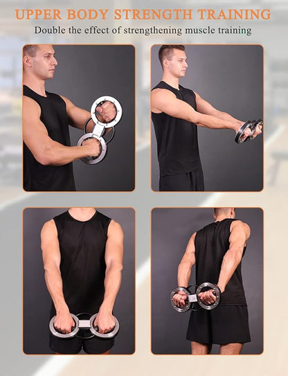 Fitarc 8/12 Pounds Burn Machine, Grip Strength Trainer, Arm Workout Equipment for Men and Women, Multifunctional Hand and Forearm Trainer, Arm and Shoulder Strength Training for Home and Gym Workouts