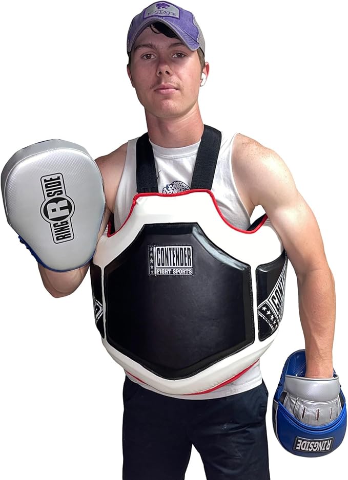 Contender Fight Sports Heavy Hitter Boxing Body Protector PBP Black/White