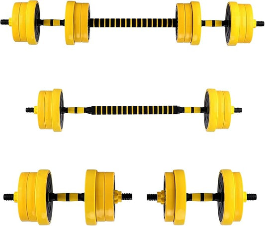 Dumbbell Sets Adjustable Weights, 33/44 Lb Free Weights Dumbbells Set for Home Gym