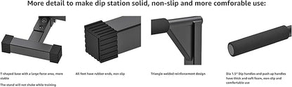 Power Tower Dip Station with Bench Pull Up