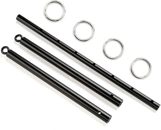 EXREIZST Black Adjustable Spreader Bar Set
