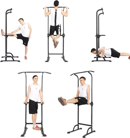 SogesPower Power Tower Dip Station Pull Up Bar