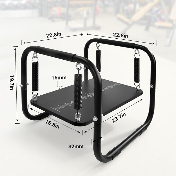 Wobble Balance Board for Adults with Metal Frame Balance Trainer, Standing Desk Balance Board for Physical Therapy Balance Training Equipment, Stability Trainer for Improve Balance, Core Strength