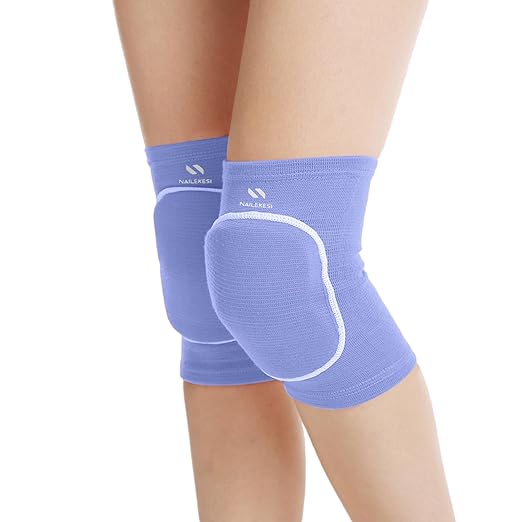 Kids Adults Protective Knee Pads, Anti-Slip Padded Sponge Knee Brace Knee Support for Football Volleyball Dance Skating Basketball Sports