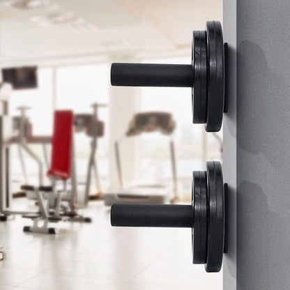 Yes4All Wall Mounted Weight Plate Holder - Fit 2inch Olympic Weight Plates, Protective Rubber Pad