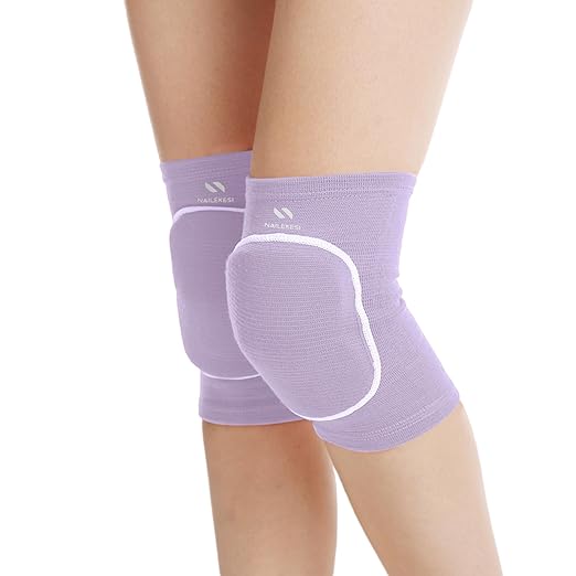 Kids Adults Protective Knee Pads, Anti-Slip Padded Sponge Knee Brace Knee Support for Football Volleyball Dance Skating Basketball Sports