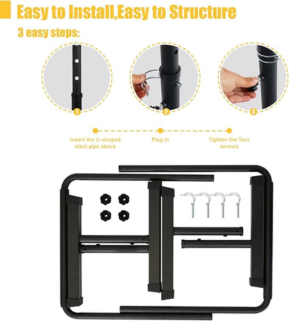 POWER GUIDANCE Dip Bar 30Inches - 38.6Inched, 3 3 Colors