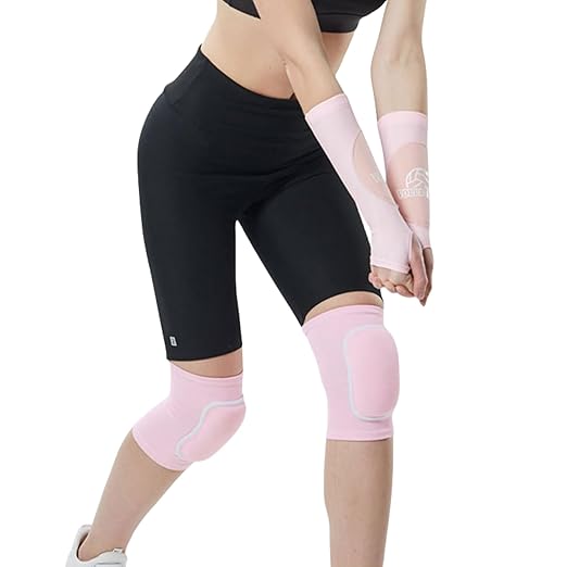 Kids Adults Protective Knee Pads, Anti-Slip Padded Sponge Knee Brace Knee Support for Football Volleyball Dance Skating Basketball Sports