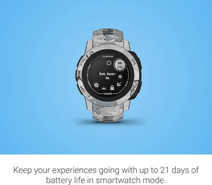 Garmin Instinct 2S, Camo-Edition, Smaller-sized Rugged Outdoor Watch with GPS, Built for All Elements, Multi-GNSS Support, Tracback Routing and More, mist camo