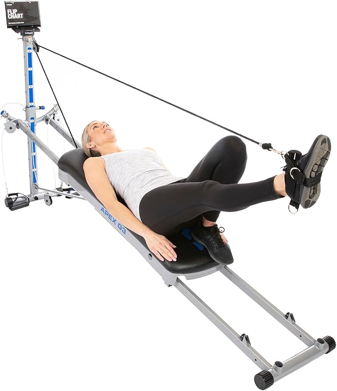 Total Gym APEX Versatile Indoor Home Gym Workout Total Body Strength Training Fitness Equipment