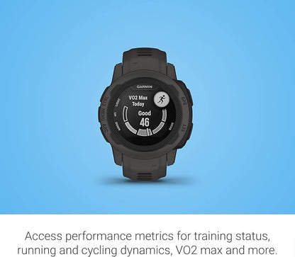 Garmin Instinct 2S Standard Edition GPS Rugged Outdoor Smartwatch w/Signature Power Bundle