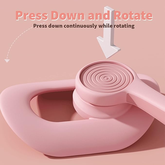 Thigh Master, Hip Trainer Exercise Equipment, Pelvic Floor 360° Rotation,