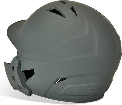 CHAMPRO HX Gamer Plus Batting Helmet with Reversible Jaw Guard