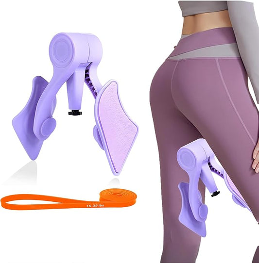 Thigh Master Hip Trainer Kegel Exerciser with Adjustable Baffle