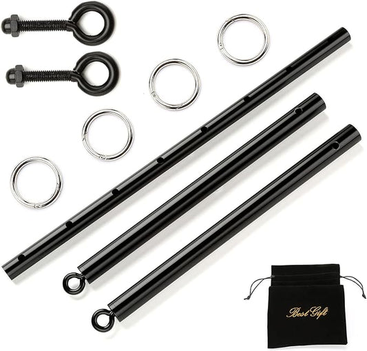 EXREIZST Black Adjustable Spreader Bar Set